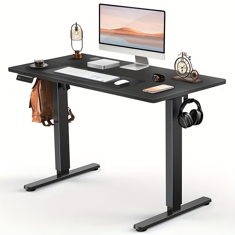 Adjustable Height Standing Desk -40/48/55/63 Inches Electric Sit Stand Up Desk with Ergonomic Design for Home Office, Cafes, Catering, Event Holding, 4 Colors, Gaming Desk Workstation Lift Rising Desk