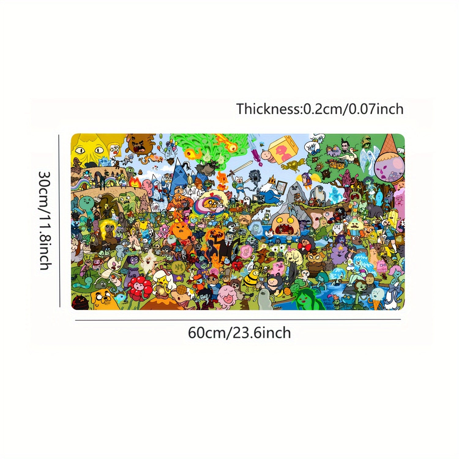 1pc Extra Large Gaming and Office Desk Mat - Stitched Edges, Non-Slip Waterproof Base, Smooth Surface - Extra Wide Mouse Pad for PC, Computer, Home Office - Large Mousepad with Anti-Slip Rubber Base - Compatible with Keyboard