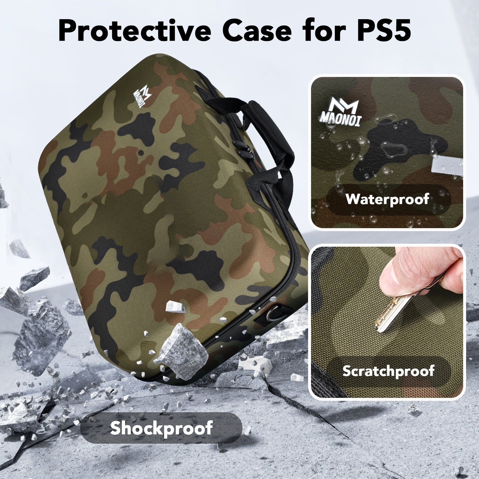 2025 New PS5 Portable Storage Bag, Dirt-resistant, Scratch-resistant, Large Capacity, PS5 Travel Bag, Set Storage, Compatible With PS5 Disc/digital Version Console, Controller, Headset, Game Disc And Accessories, Suitable For