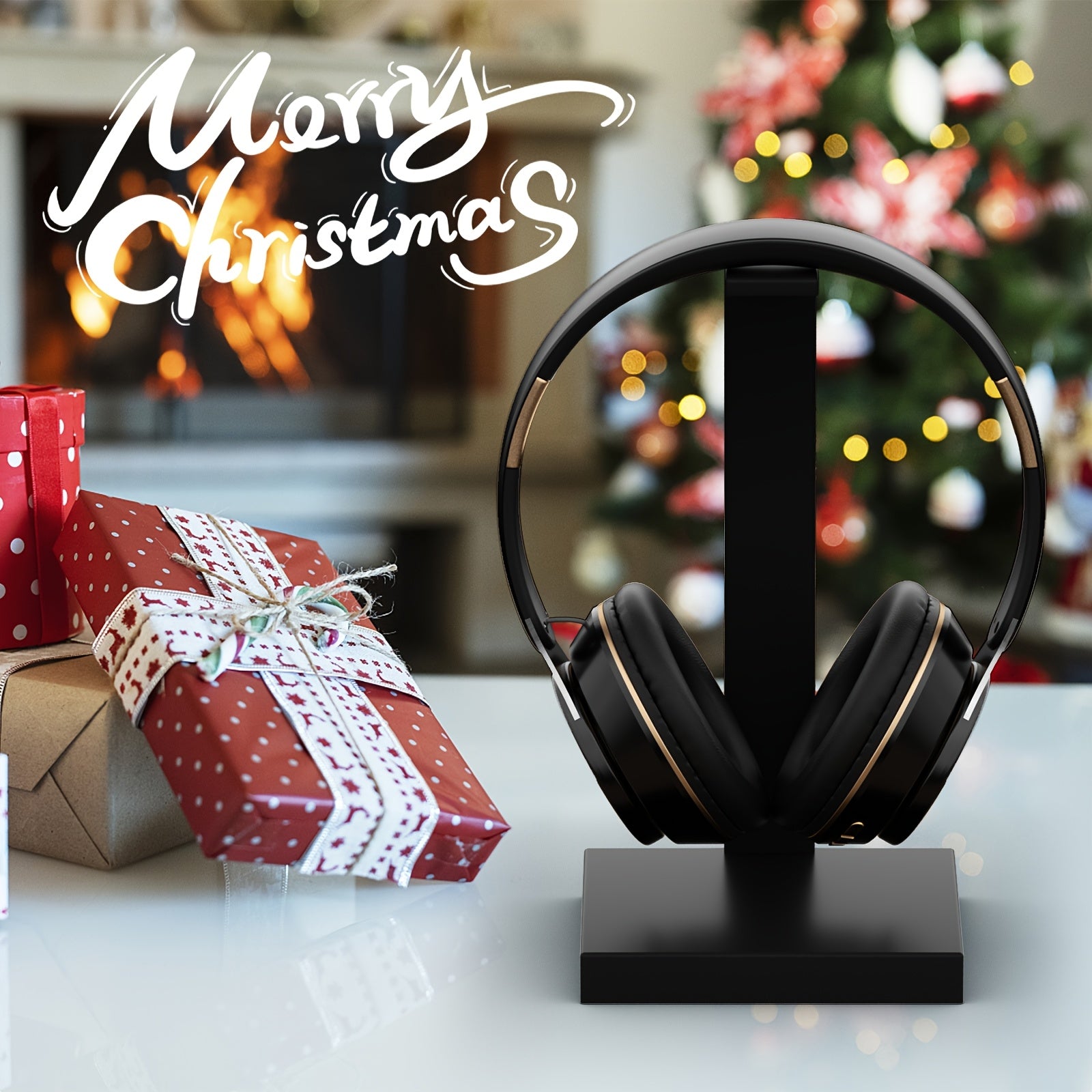 Wireless BT Headphones Over Ear Comfortable Foldable Headset with Built-in Microphone Ideal for School Tablet PC TV Mobile Travel Winter Gifts HD Sound Quality