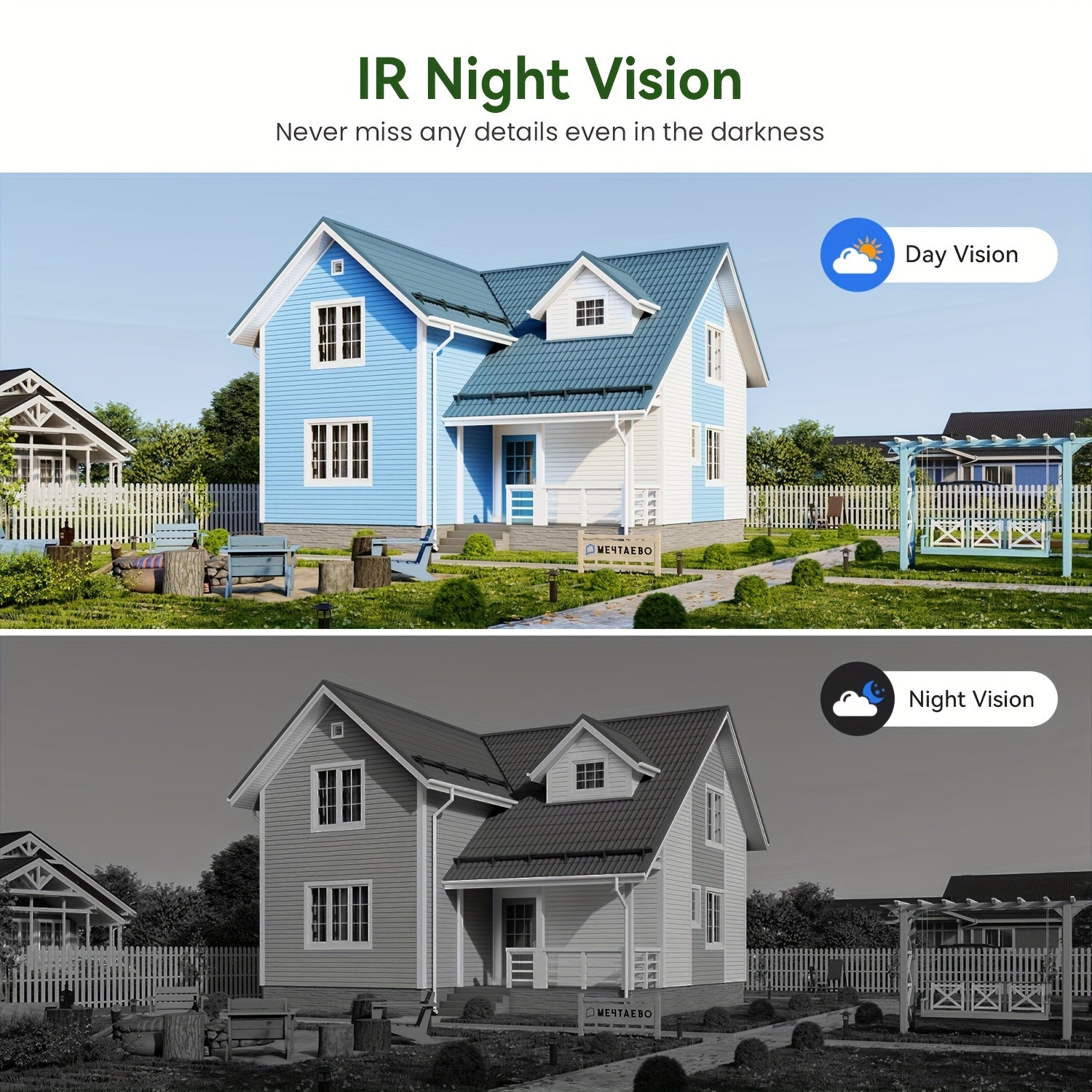 1080P Smart Wireless Video Doorbell Camera With Chime, Night Vision, Real-Time Alerts, AI Human Detection, 2.4G WiFi, Two-Way Talk, Cloud Storage, Battery Rechargeable