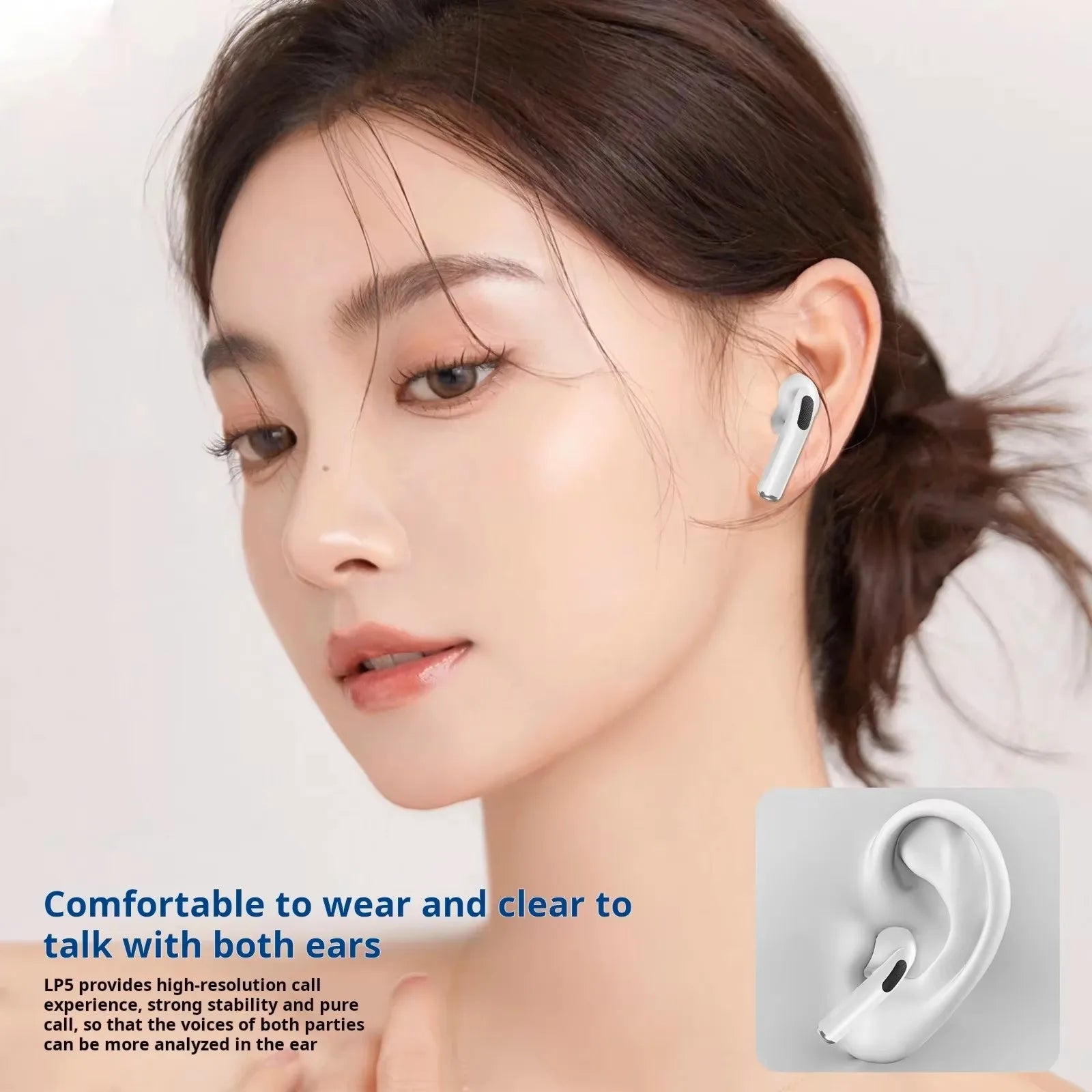 New Air Pro 5 TWS Max Wireless Bluetooth Earphones Headphones HiFi Sound Low Latency Noise Reduction Earbuds for IPhone Android