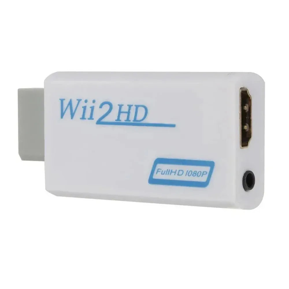1080P Full HD Wii To HDMI-Compatible Converter Adapter 3.5mm Jack Audio Video Cable Adapter 720P For Laptop HDTV Monitor Display