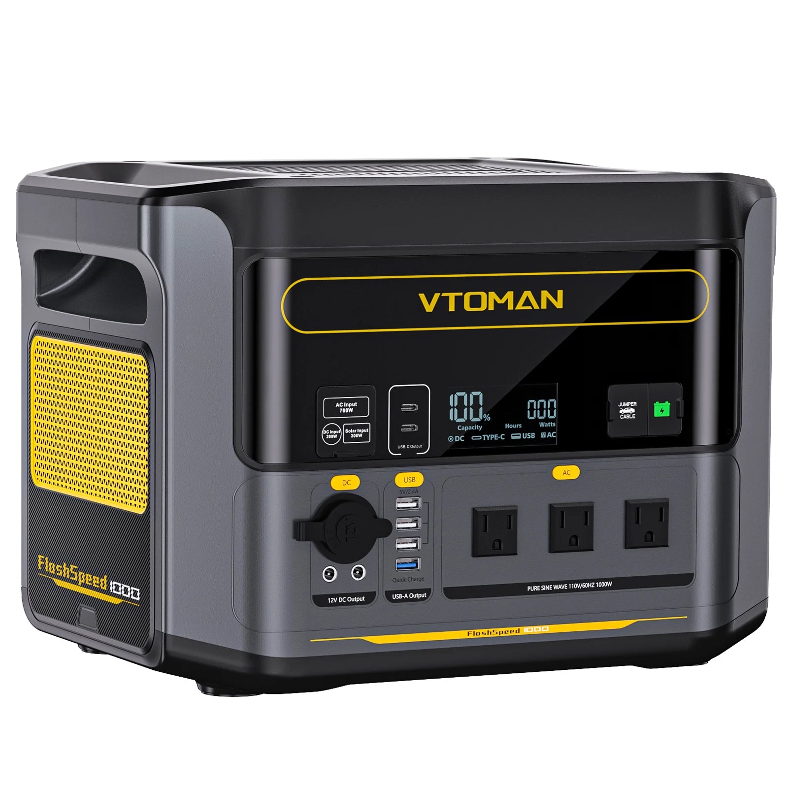 VTOMAN JUMP 2200 Portable Power Station 828/1548Wh LiFeP04 Battery Solar Generator Solar for Home Outdoor Camping