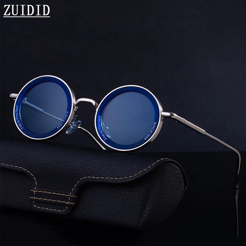 Round Steampunk Sunglass Men Vintage Punk Sunglasses Women Trendy Retro Fashion Glasses Gafas De Sol Hombre Lunette Soleil Femme