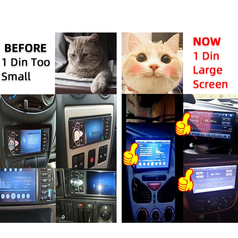 7 Inch Car Radio 1 Din Multimedia MP5 Player Mirror Link Touch Screen FM ISO Power Aux Input Bluetooth USB Universal Autoradio