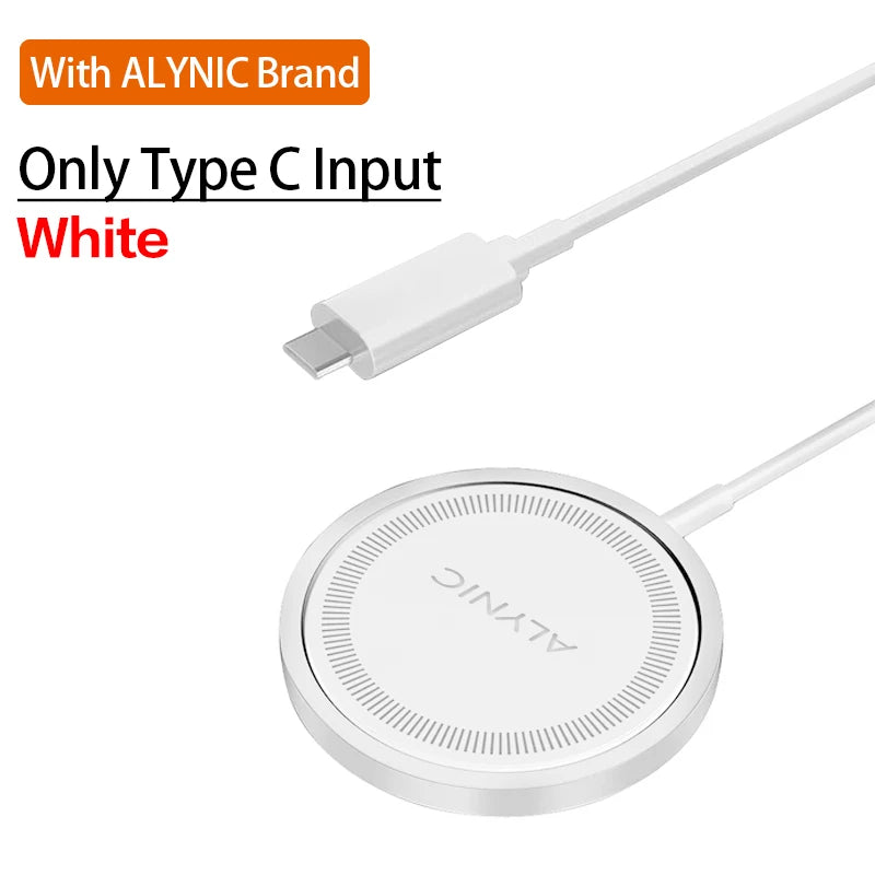 Magnetic 30W Wireless Charger Fast Charging Pad Stand for iPhone 15 14 13 12Pro Max Airpods PD USB A Phone Chargers Dock Station