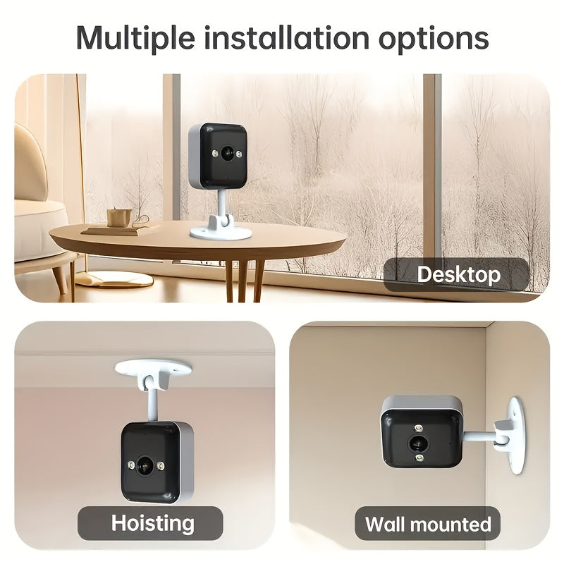 1080P Full HD Wireless Surveillance Camera, Full-Color Night Vision, Two-Way Voice Call, Motion Detection, Built-in AP Hotspot, Can Be Viewed Without Internet, Take Care Of Children, Elderly And Pets Safety Surveillance Camer