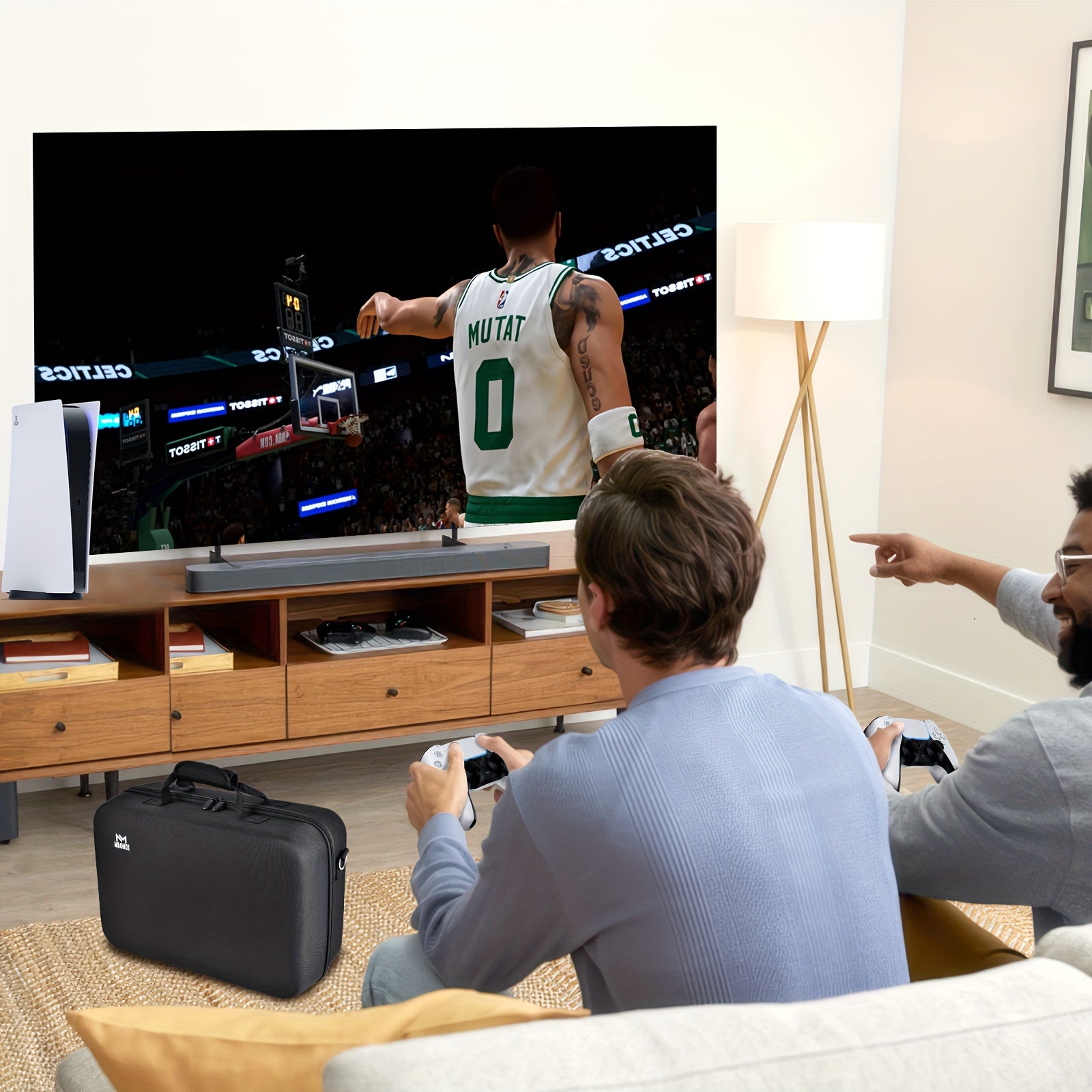 2025 New PS5 Portable Storage Bag, Dirt-resistant, Scratch-resistant, Large Capacity, PS5 Travel Bag, Set Storage, Compatible With PS5 Disc/digital Version Console, Controller, Headset, Game Disc And Accessories, Suitable For