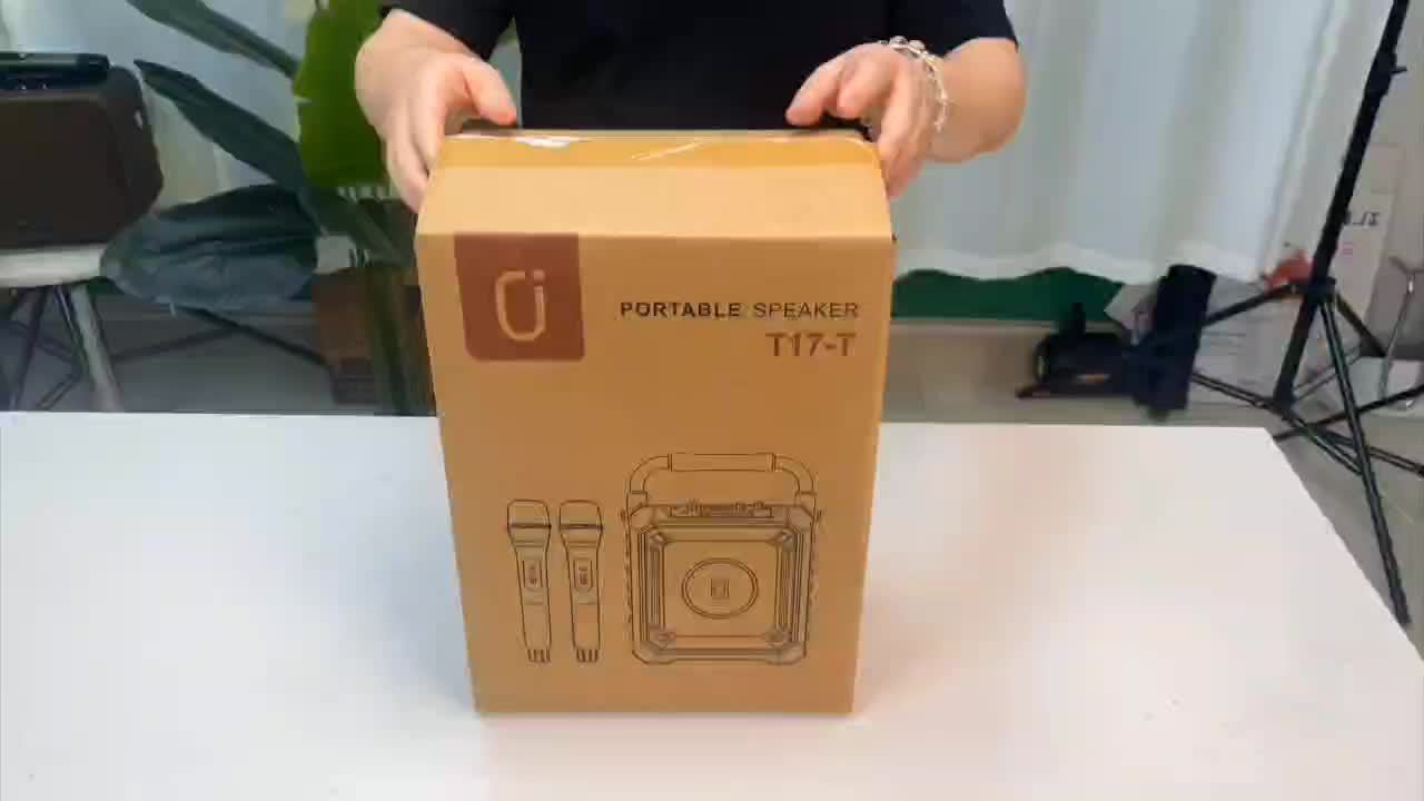 Hot-selling Model In 2025, with 2 Wireless Microphones, RGB Atmosphere Lighting, BT Speaker, Support USB/TF/AUX, Portable, Portable Speaker, Home, Outdoor, Holiday Gift, JYX Brand.