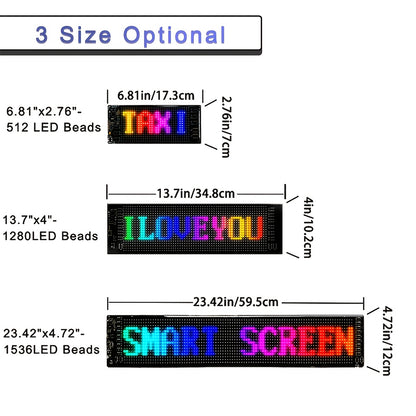 [Flexible LED Matrix Panel] LED Matrix Panel Sign with USB Power, App Control & Remote | Flexible, DIY Programmable Lighting for Stores, Hotels, Holidays | Easy Installation, Durable Design, Dimmable Graphite RGB Display, Hol