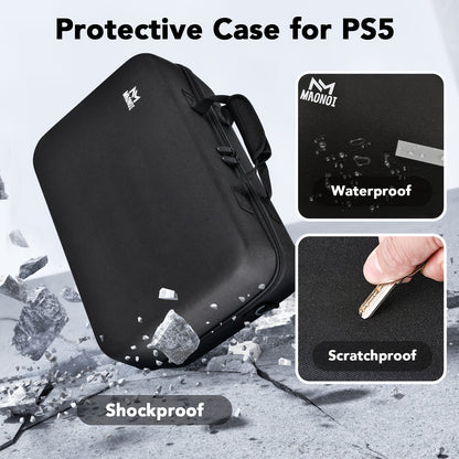 2025 New PS5 Portable Storage Bag, Dirt-resistant, Scratch-resistant, Large Capacity, PS5 Travel Bag, Set Storage, Compatible With PS5 Disc/digital Version Console, Controller, Headset, Game Disc And Accessories, Suitable For