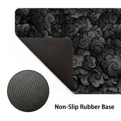 XXL Large Gaming Mouse Pad - Extra Wide Extended Desk Mat with Non-Slip Base, Thickened Rubber Surface, Precision Stitching - Extra Large Computer Mat for PC, Laptop, Office, Streaming - Anti-Fraying Edges - Ideal Gaming Desk