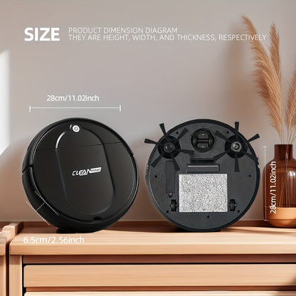 Robot Vacuum Cleaner, 3-in-1, Sweeping, Mopping, And Vacuuming All In One, 4, 000 Pa Powerful Suction, Up to 90mins Runtim, Low Noisesuitable for Hard Floors, Flatmarble Tiles And Wood Floor, Dorm Room Essential, House Cleani