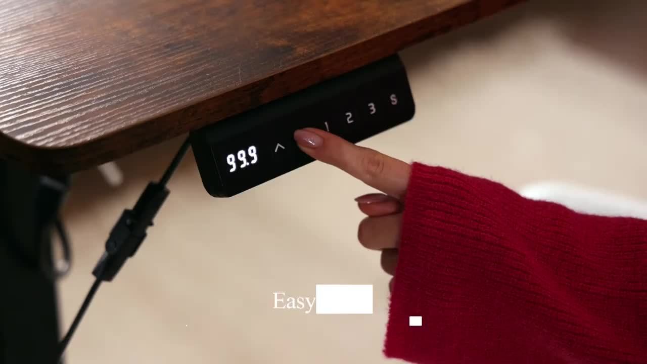 Adjustable Height Standing Desk -40/48/55/63 Inches Electric Sit Stand Up Desk with Ergonomic Design for Home Office, Cafes, Catering, Event Holding, 4 Colors, Gaming Desk Workstation Lift Rising Desk