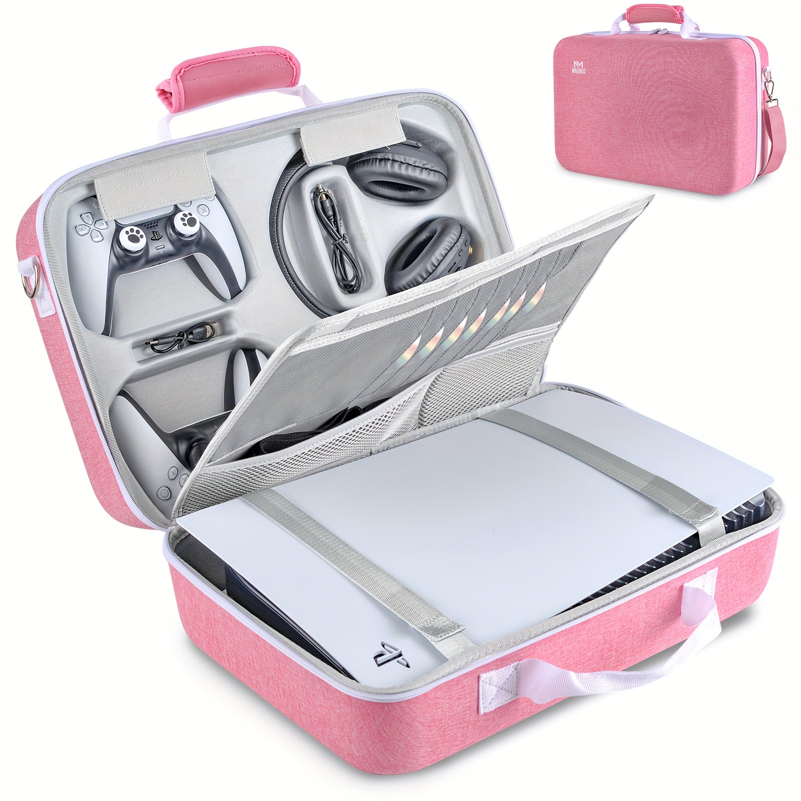 2025 New PS5 Portable Storage Bag, Dirt-resistant, Scratch-resistant, Large Capacity, PS5 Travel Bag, Set Storage, Compatible With PS5 Disc/digital Version Console, Controller, Headset, Game Disc And Accessories, Suitable For