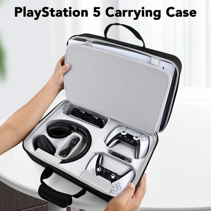 2025 New PS5 Portable Storage Bag, Dirt-resistant, Scratch-resistant, Large Capacity, PS5 Travel Bag, Set Storage, Compatible With PS5 Disc/digital Version Console, Controller, Headset, Game Disc And Accessories, Suitable For
