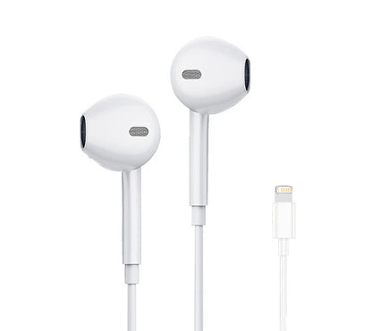 Original Wired Earphones For iPhone 16/15/14/13/12/11 Pro Max 7/8Plus XR/XS/X iPad In-Ear Earbuds Lightning USB-C 3.5mm Earphone