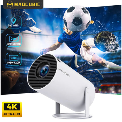 Magcubic Projector HY300 PRO 4K Android 11 Dual Wifi6 290ANSI Allwinner H713 BT5.0 1080P 1280*720P Home Cinema Outdoor Projetor