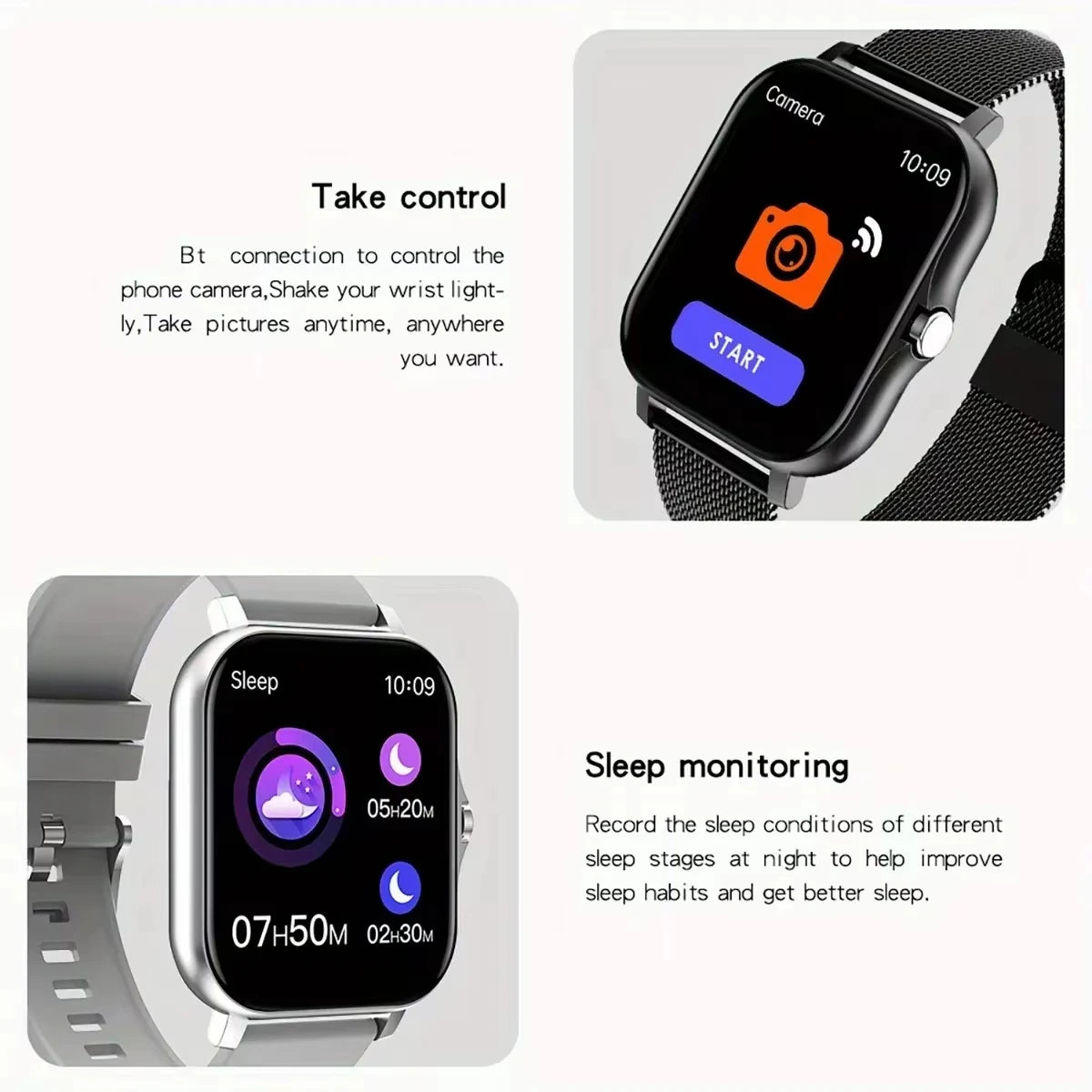 KESHUYOU 2025 New Bluetooth Answer Phone Smartwatch Bluetooth Talk Fitness Tracker Smartwatch For Men Women For Android IOS