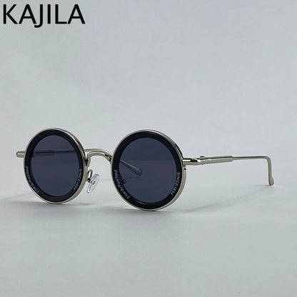 Small Frame Round Steampunk Sunglasses Men 2025 Luxury Brand Retro Punk Sun Glasses For Male Classic Driving Eyewear UV400