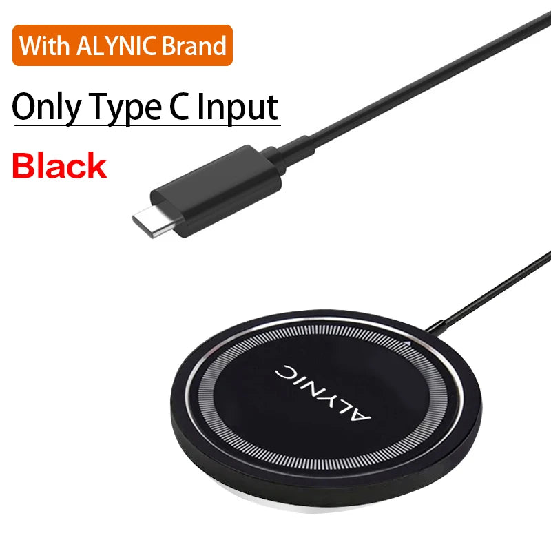 Magnetic 30W Wireless Charger Fast Charging Pad Stand for iPhone 15 14 13 12Pro Max Airpods PD USB A Phone Chargers Dock Station