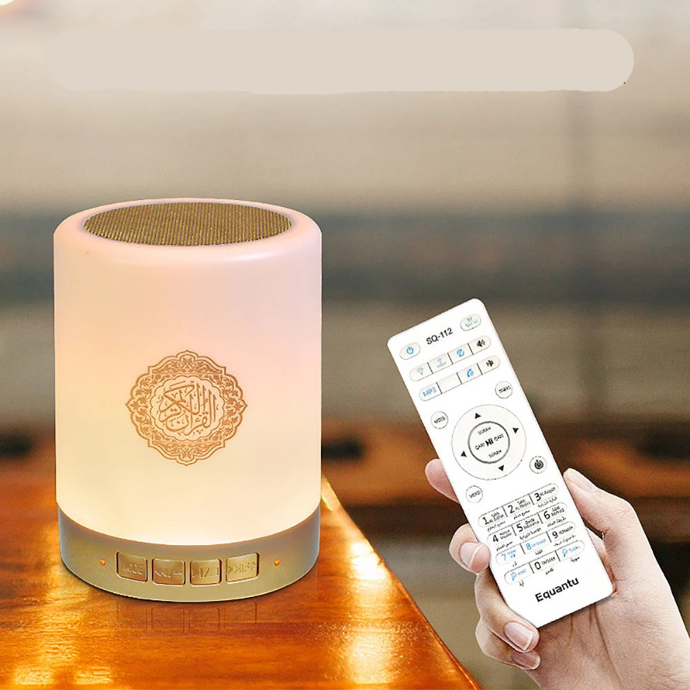 Holy Mini Bright Muslim Night Light Quran Lamp Box Koran Gift Azan Wireless Bluetooth Speaker Sound Portable Blutooth Music Home