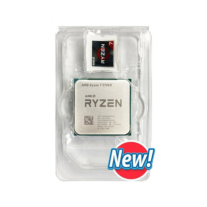 AMD New Ryzen 7 5700X R7 5700X 3.4GHz 8 Core 16 Thread CPU Processor 7NM L3=32M Socket AMD AM4 Gaming processador процессор