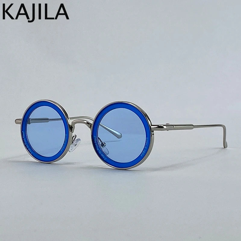 Small Frame Round Steampunk Sunglasses Men 2025 Luxury Brand Retro Punk Sun Glasses For Male Classic Driving Eyewear UV400