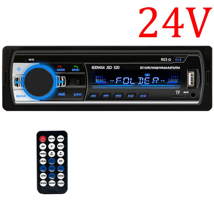 Hippcron Car Radio 1din Stereo Multimedia MP3 Player Digital Bluetooth FM Audio Music USB With In Dash AUX Input