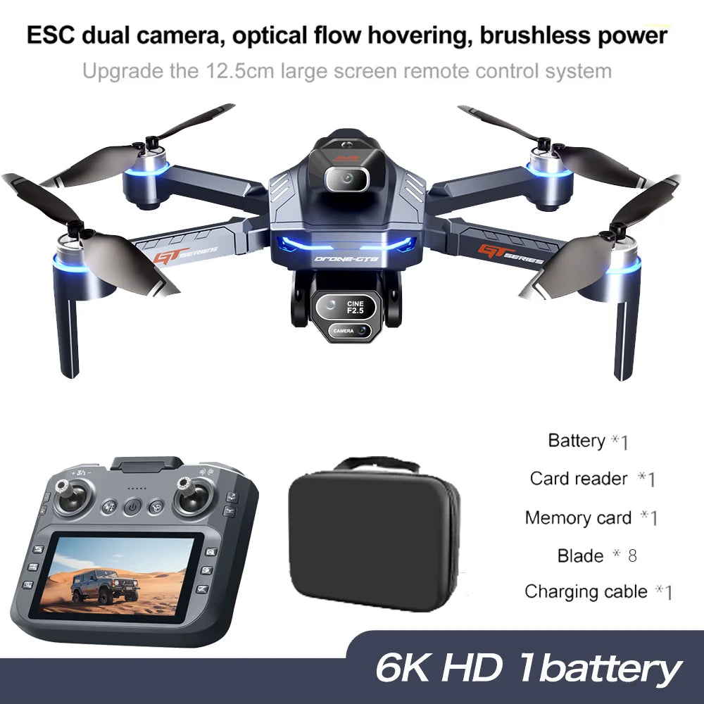 GT8 Pro RC Drone 2.4G 5G GPS Professional 8K HD Aerial Photography Remote Control Aircraft Dual Camera Quadcopter boy Toys Gifts