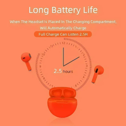 New Air Pro 6 TWS Wireless Headphones With Mic Fone Bluetooth Earphone Sport Running Headset For Apple iPhone Xiaomi Pro6 Earbud