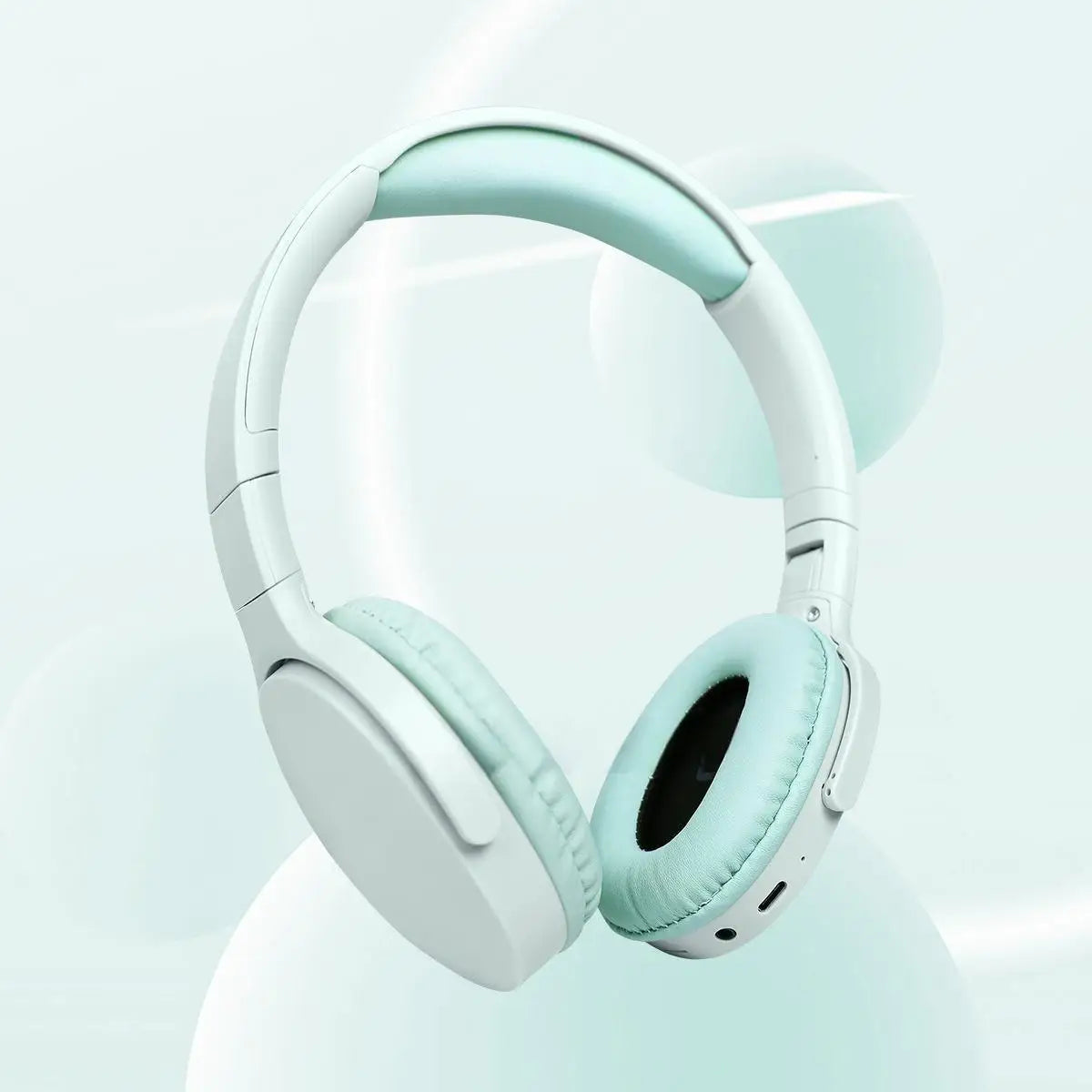 Fashionable Bluetooth wireless headphones, over-ear, deep bass, sports stereo, high fidelity, long battery life, universal