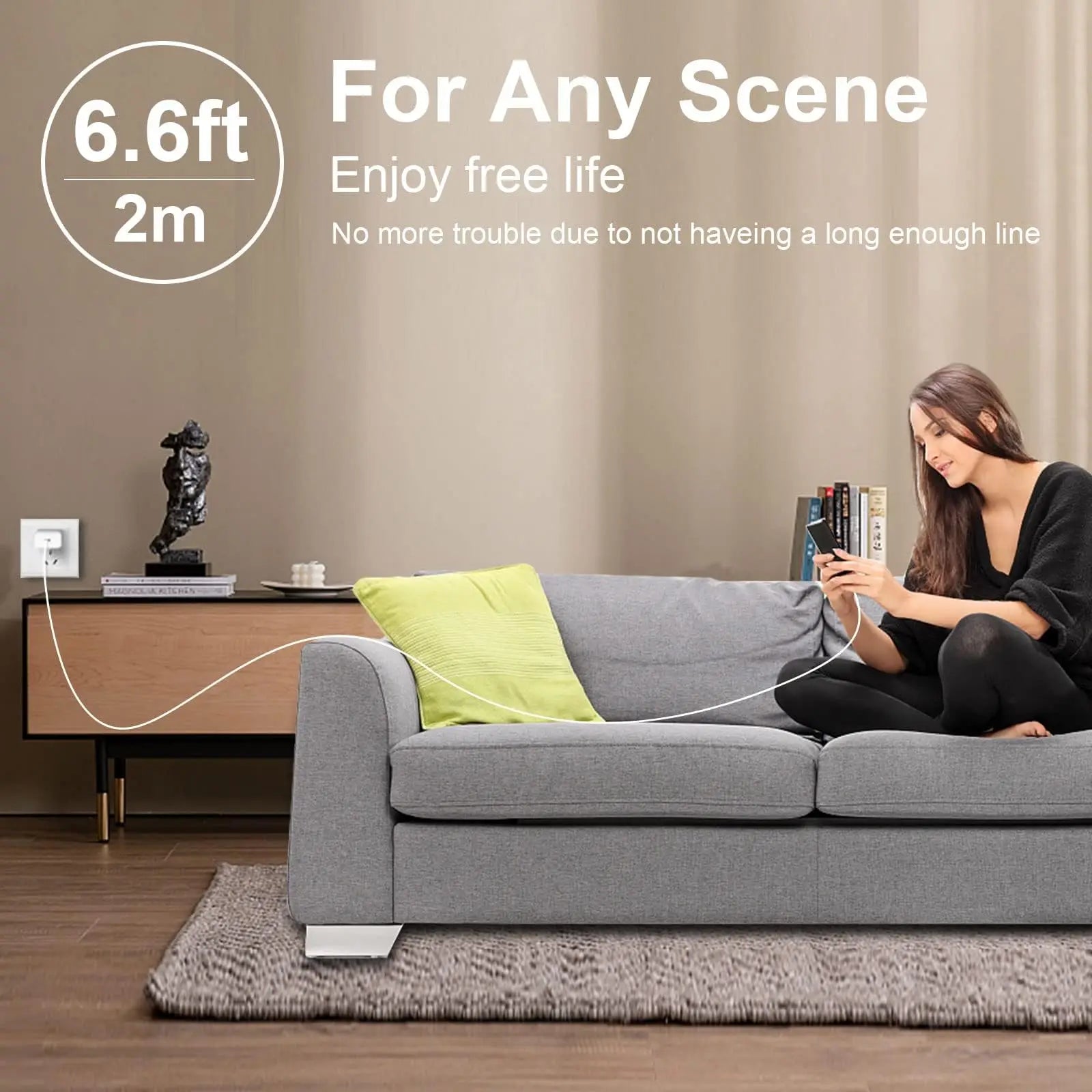 For iPhone Charger Fast Charging 20W USB C Wall Charger with 6FT Super Fast Charger Cable Compatible with iPhone14/13/12/11,iPad