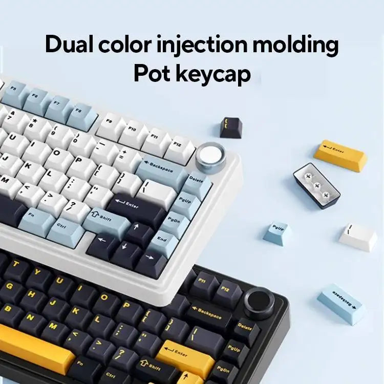 AULA F75 2.4G Wireless/Bluetooth/Wired Gaming Mechanical Keyboard RGB Customized 75% Layout OEM Profile Gasket Structure