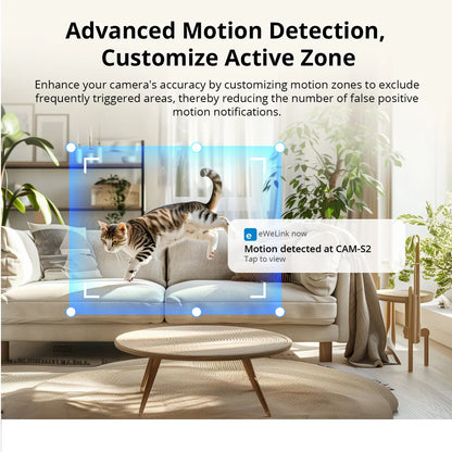 SONOFF CAM-S2 Home Security Camera WiFi 1080P Motion Detection Alert Real-time Interactive Two-way Audio Support Alexa Google