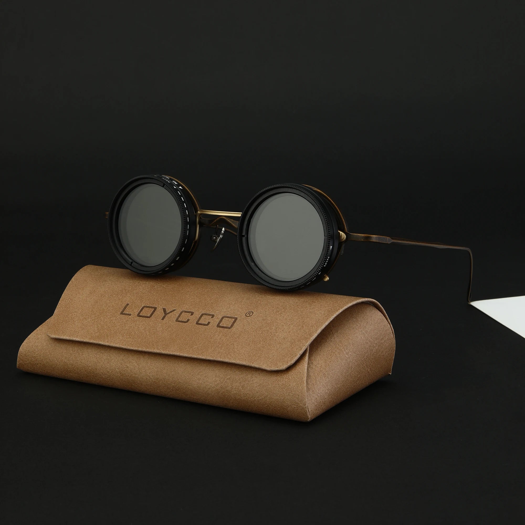 Customized  Magnetic Myopia  Clip on ND9 adjustable dimming sunglasses