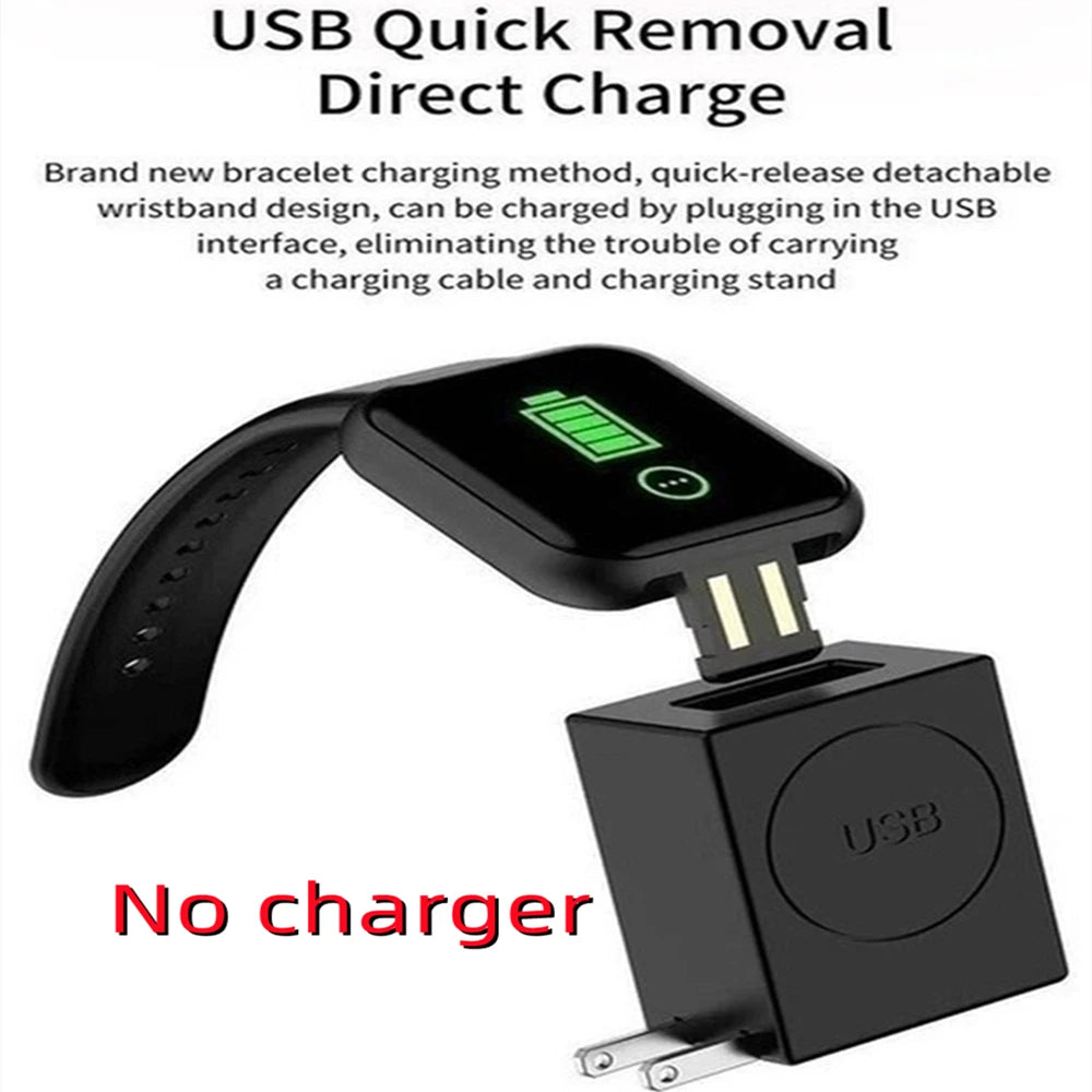 Smart Watches For Women Men Bluetooth Connect Phone Player Music Control Fitness Heart Rate Monitor Sport Bracelet Digital Y68