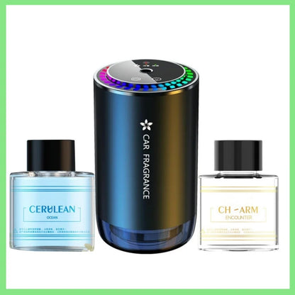 Smart Car Air Freshener with Projector Light