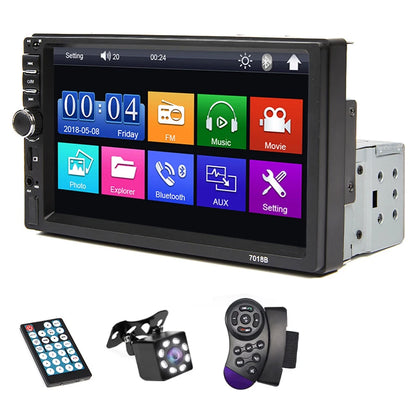7 Inch Car Radio 1 Din Multimedia MP5 Player Mirror Link Touch Screen FM ISO Power Aux Input Bluetooth USB Universal Autoradio