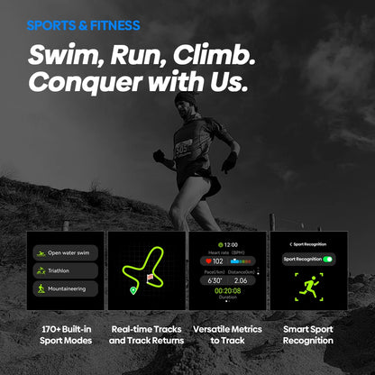 New Zeblaze Stratos 2 Ultra GPS Smart Watch Built-in Compass Barometric Altimeter Dual-band GNSS Voice Calling Smartwatch 10 ATM