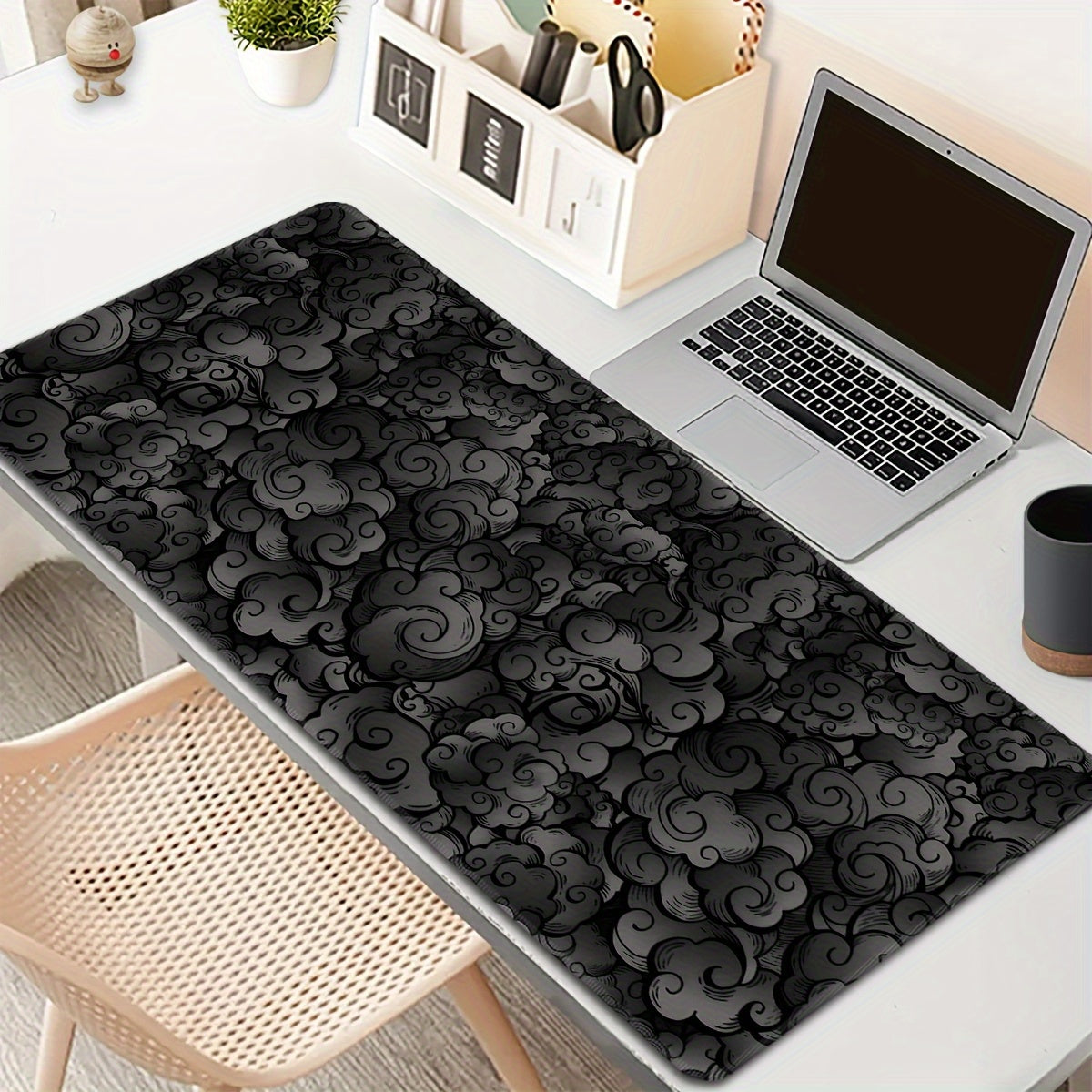 XXL Large Gaming Mouse Pad - Extra Wide Extended Desk Mat with Non-Slip Base, Thickened Rubber Surface, Precision Stitching - Extra Large Computer Mat for PC, Laptop, Office, Streaming - Anti-Fraying Edges - Ideal Gaming Desk