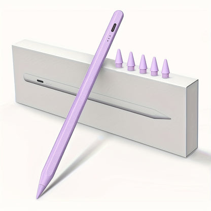 Stylus Pen for iPad with Palm Rejection & Tilt Sensing, Fast Charging, Compatible with iPad 6-10, Pro 12.9/11", Air 3/4/5, Mini 5/6 - White, Tool, Streamlined Accessory, Sleek Design, Modern Material, Functional Design