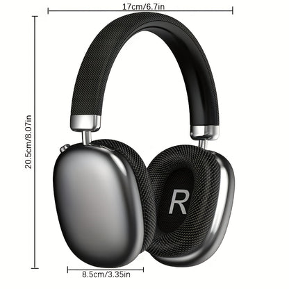 New Headphones, High Fidelity Stereo Sound, Deep Bass, Wireless 5.3, Stable Connection Supporting FM And TF Cards. ENC Noise Reduction, Low Latency Suitable For Gaming, Suitable For Mobile Phones, Computers, Etc., Very Suitableab